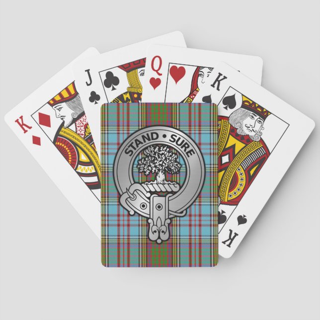 Clan Anderson Crest & Tartan Playing Cards (Back)