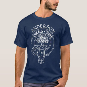 Clan Anderson Crest & Tartan T-Shirt