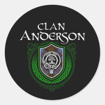 Clan Anderson Scottish Family Tartan 