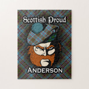 Clan Anderson Scottish Proud Tartan Jigsaw Puzzle
