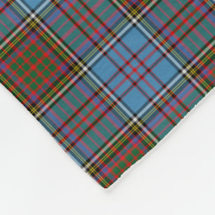 Clan Anderson Scottish Tartan Plaid Pattern Fleece Blanket