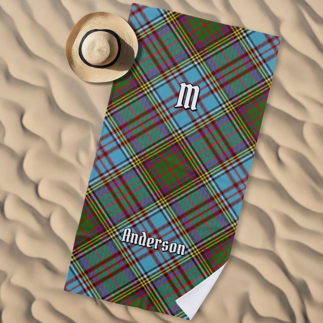 Clan Anderson Tartan Beach Towel (Creator Uploaded)