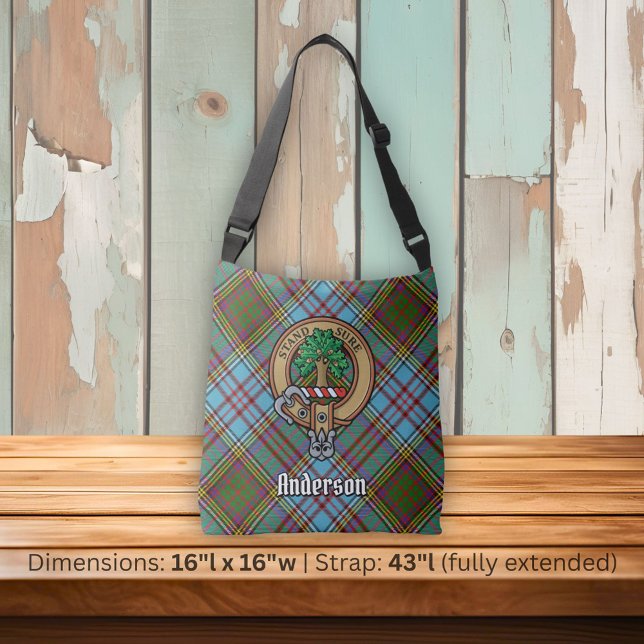 Clan Anderson Tartan Crossbody Bag (Creator Uploaded)