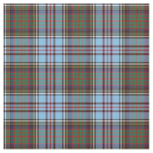 Clan Anderson Tartan Fabric (Close Up)