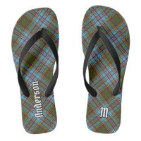 Clan Anderson Tartan Flip Flops