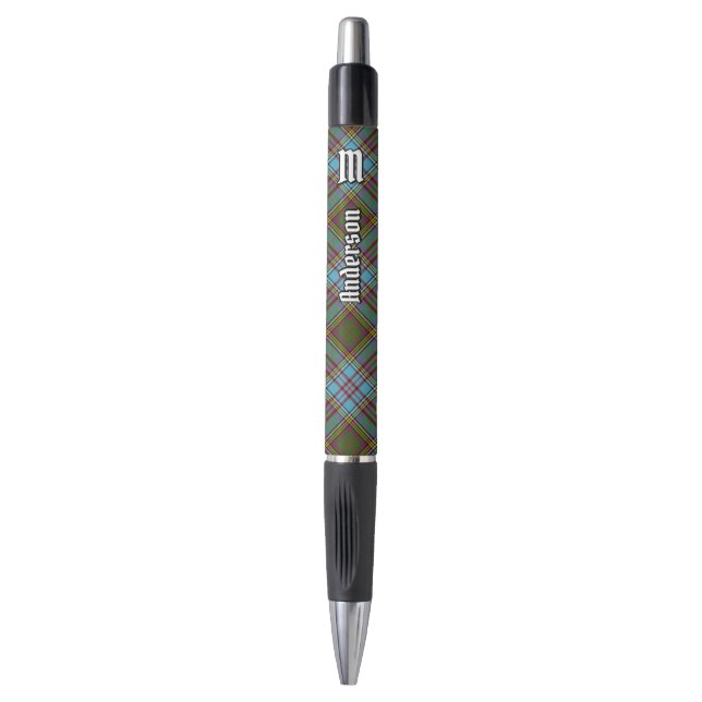 Clan Anderson Tartan Pen (Front Vertical)