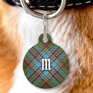 Clan Anderson Tartan Pet ID Tag