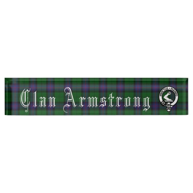 Clan Armstrong Desk Nameplate (Front)