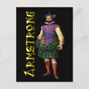 Clan Armstrong Highland Dream Postcard