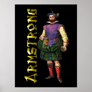 Clan Armstrong Scottish Highland Dream Poster