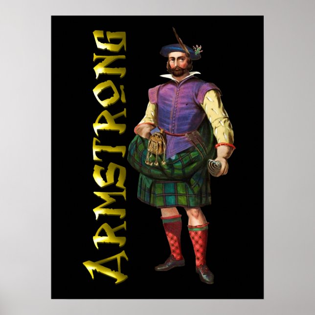 Clan Armstrong Scottish Highland Dream Poster (Front)