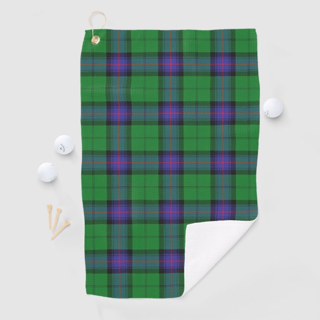 Clan Armstrong Scottish Tartan Golf Towel (InSitu)