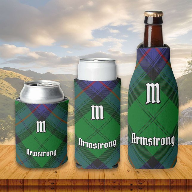 Clan Armstrong Tartan Can Cooler (Creator Uploaded)