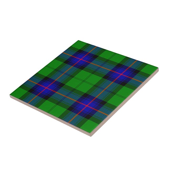 Clan Armstrong Tartan  Ceramic Tile (Side)
