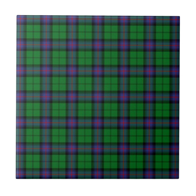Clan Armstrong Tartan Tile (Front)