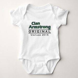 Clan Armstrong Vintage Customise Your Birthyear Baby Bodysuit