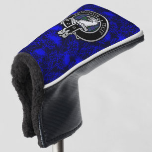Clan Baird Crest & Tartan on Thistle Golf Head Cover