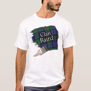 Clan Baird Scottish Tartan Paint Shirt