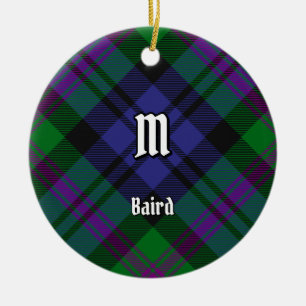 Clan Baird Tartan Ceramic Ornament