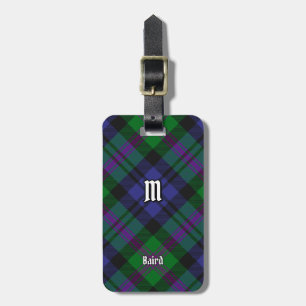 Clan Baird Tartan Luggage Tag