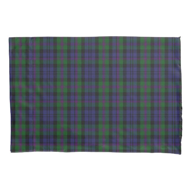 Clan Baird Tartan Plaid Pillowcase (Front-Left)