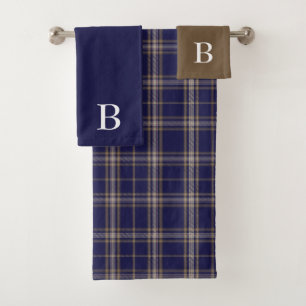 Clan Baker Monogrammed Bath Towel Set