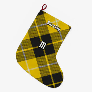 Clan Barclay Dress Tartan Large Christmas Stocking