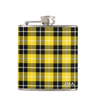 Clan Barclay Dress Tartan Monogrammed Hip Flask