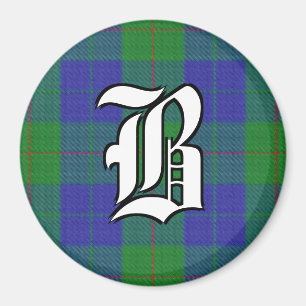 Clan Barclay Hunting Tartan Plaid Accents Magnet