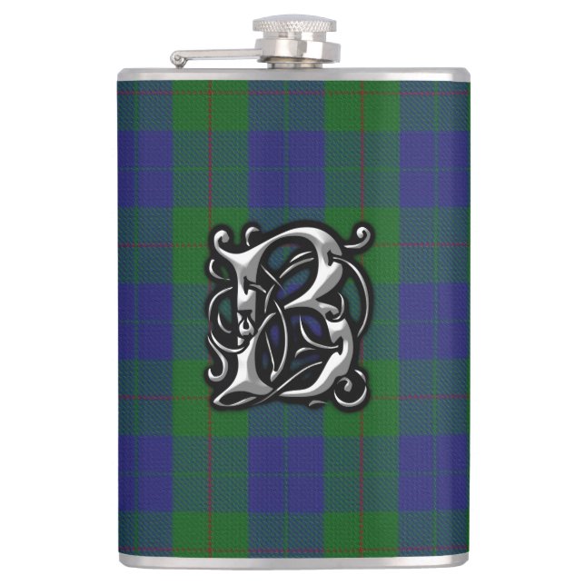 Clan Barclay Tartan Old Scotland Flask (Front)
