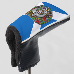 Clan Baxter Crest & Tartan Golf Head Cover