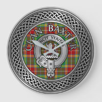 Clan Baxter Crest & Tartan Knot