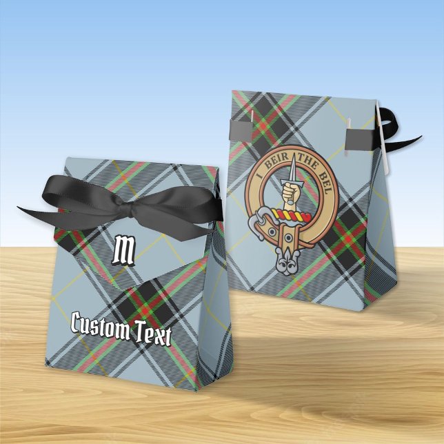 Clan Bell Crest over Tartan Favour Box (Creator Uploaded)