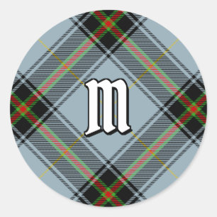 Clan Bell Tartan Classic Round Sticker