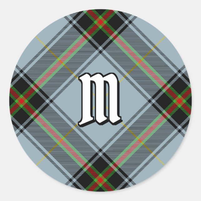 Clan Bell Tartan Classic Round Sticker (Front)