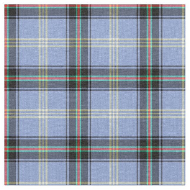 Clan Bell Tartan Fabric (Close Up)