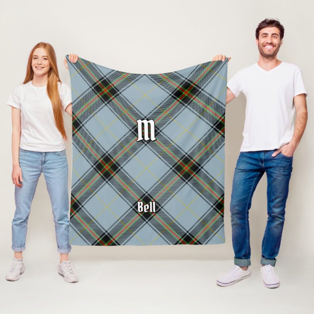Clan Bell Tartan Fleece Blanket (In Situ)