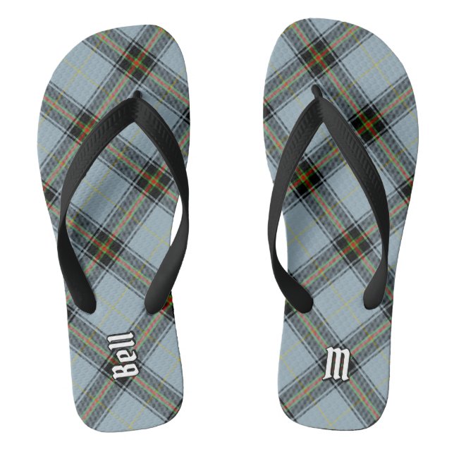 Clan Bell Tartan Thongs (Footbed)
