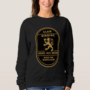 Clan Binning Scottish Ancestry Highland Games Sweatshirt