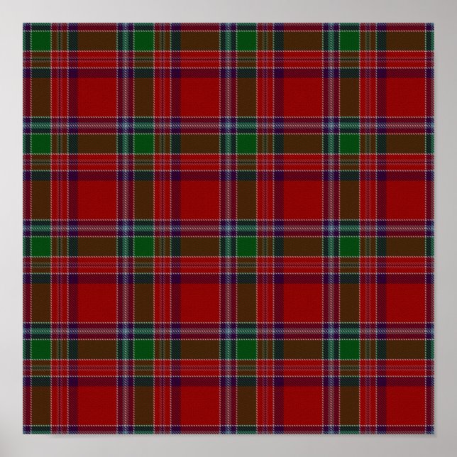 Clan Birrell Tartan - Digital Download Poster (Front)