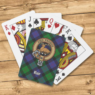 Clan Blair Crest Playing Cards