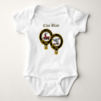 Clan Blair Crest with Name Baby Jumper Baby Bodysuit