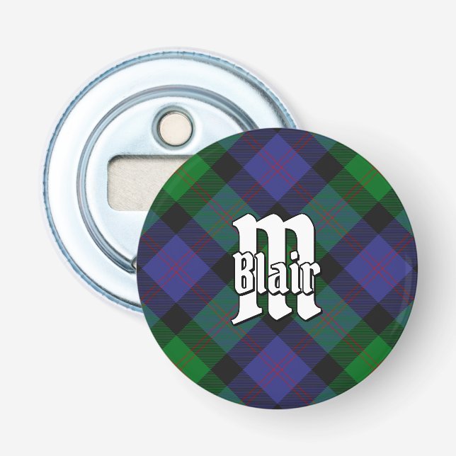 Clan Blair Tartan Bottle Opener (Front)