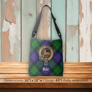 Clan Blair Tartan Crossbody Bag