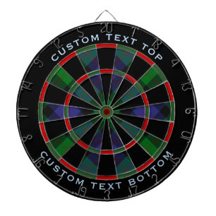 Clan Blair Tartan Dart Board