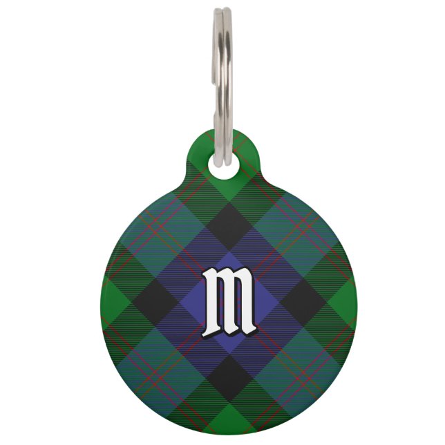Clan Blair Tartan Pet ID Tag (Front)