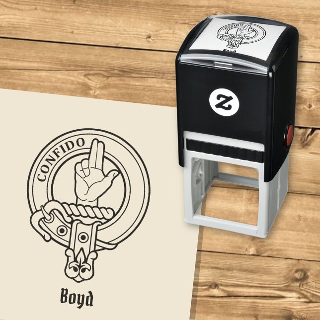 Clan Boyd Crest Self-inking Stamp (Creator Uploaded)