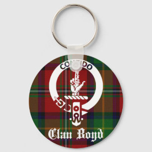 Clan Boyd Crest Tartan Key Ring