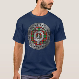 Clan Boyd Crest & Tartan Knot T-Shirt