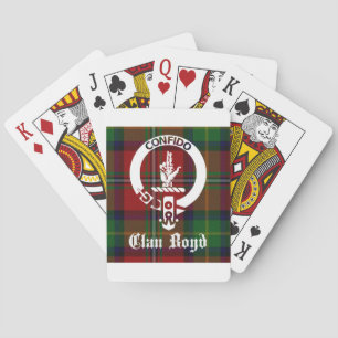 Clan Boyd Crest Tartan Playing Cards